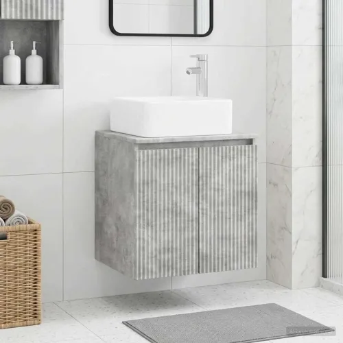Lavabo - Umivaonik s policom Betonska siva 49,5 x 41 x 63 cm - Betonska siva Cijena