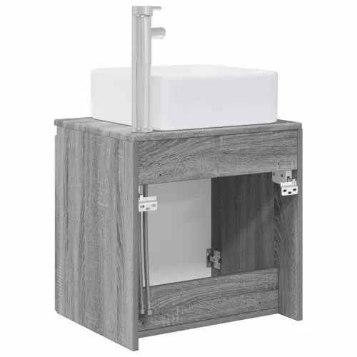 Lavabo - Umivaonik s policom Siva Sonoma 49,5 x 41 x 63 cm - Siva Sonoma Cijena