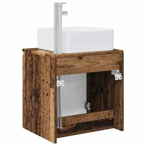 Lavabo - Umivaonik s policom Staro drvo 49,5 x 41 x 63 cm - Staro drvo Cijena