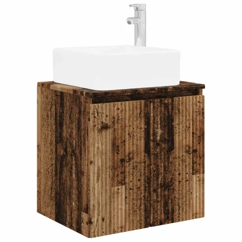Lavabo - Umivaonik s policom Staro drvo 49,5 x 41 x 63 cm - Staro drvo Cijena