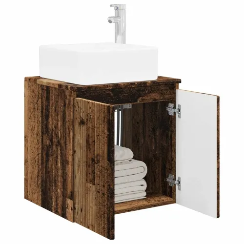Lavabo - Umivaonik s policom Staro drvo 49,5 x 41 x 63 cm - Staro drvo Cijena