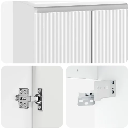 Lavabo - Umivaonik s policom Bijela 49,5 x 41 x 62,5 cm - Bijela Cijena
