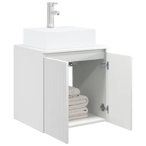 Lavabo - Umivaonik s policom Bijela 49,5 x 41 x 62,5 cm - Bijela Cijena
