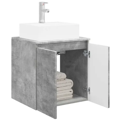 Lavabo - Umivaonik s policom Betonska siva 49,5 x 41 x 62,5 cm - Betonska siva Cijena