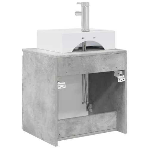 Lavabo - Umivaonik s policom Betonska siva 49,5 x 41 x 62,5 cm - Betonska siva Cijena