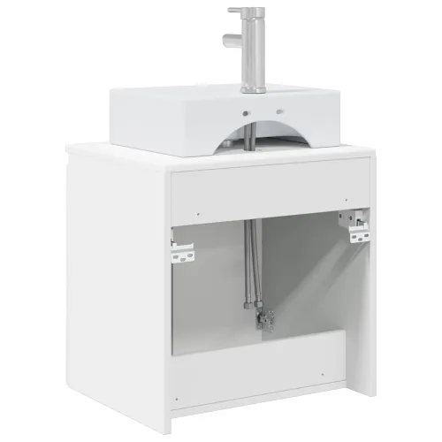 Lavabo - Umivaonik s policom Bijela visokog sjaja 49,5 x 41 x 62,5 cm - Bijela visokog sjaja Cijena