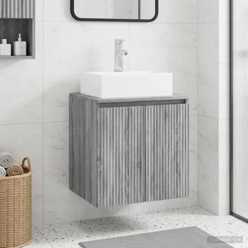 Lavabo - Umivaonik s policom Siva Sonoma 49,5 x 41 x 62,5 cm - Siva Sonoma Cijena