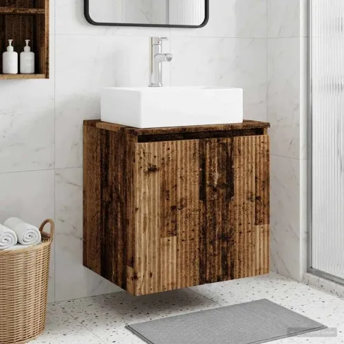 Lavabo - Umivaonik s policom Staro drvo 49,5 x 41 x 62,5 cm - Staro drvo Cijena