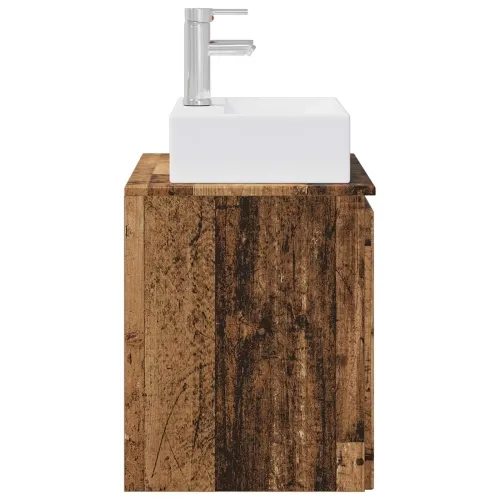 Lavabo - Umivaonik s policom Staro drvo 49,5 x 41 x 62,5 cm - Staro drvo Cijena