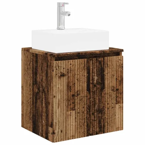 Lavabo - Umivaonik s policom Staro drvo 49,5 x 41 x 62,5 cm - Staro drvo Cijena