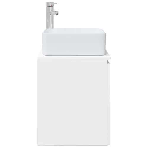 Lavabo - Umivaonik s policom Bijela 53 x 35 x 63 cm Konstruirano drvo - Bijela Cijena