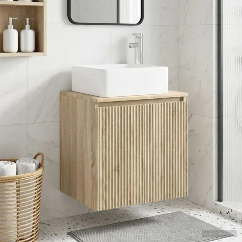 Lavabo - Umivaonik s policom Hrast sonoma 53 x 35 x 63 cm - Hrast sonoma Cijena