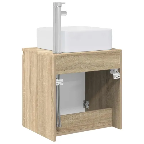 Lavabo - Umivaonik s policom Hrast sonoma 53 x 35 x 63 cm - Hrast sonoma Cijena