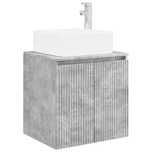 Lavabo - Umivaonik s policom Betonska siva 53 x 35 x 63 cm - Betonska siva Cijena