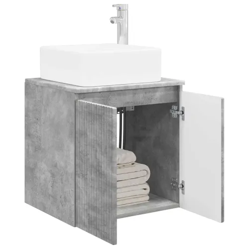 Lavabo - Umivaonik s policom Betonska siva 53 x 35 x 63 cm - Betonska siva Cijena