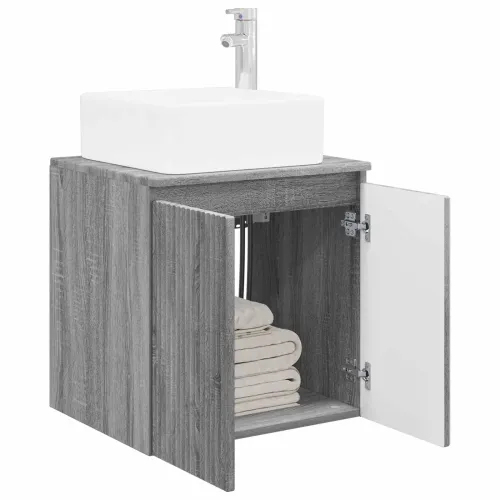 Lavabo - Umivaonik s policom Siva Sonoma 53 x 35 x 63 cm - Siva Sonoma Cijena