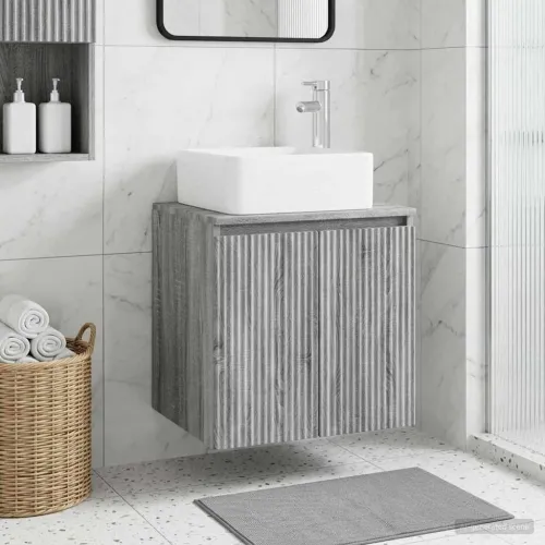 Lavabo - Umivaonik s policom Siva Sonoma 53 x 35 x 63 cm - Siva Sonoma Cijena