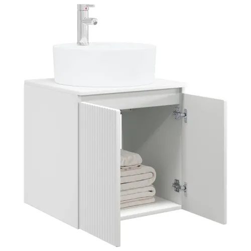 Lavabo - Umivaonik s policom Bijela 49,5 x 44,5 x 65 cm - Bijela Cijena