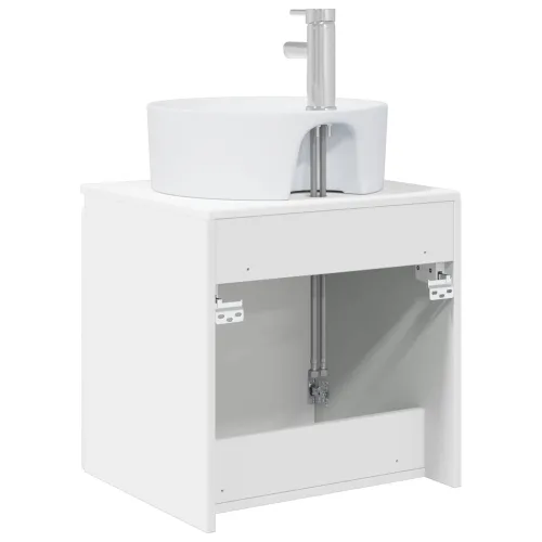 Lavabo - Umivaonik s policom Bijela 49,5 x 44,5 x 65 cm - Bijela Cijena