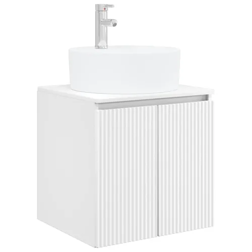 Lavabo - Umivaonik s policom Bijela 49,5 x 44,5 x 65 cm - Bijela Cijena
