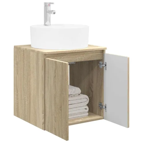 Lavabo - Umivaonik s policom Hrast sonoma 49,5 x 44,5 x 65 cm - Hrast sonoma Cijena