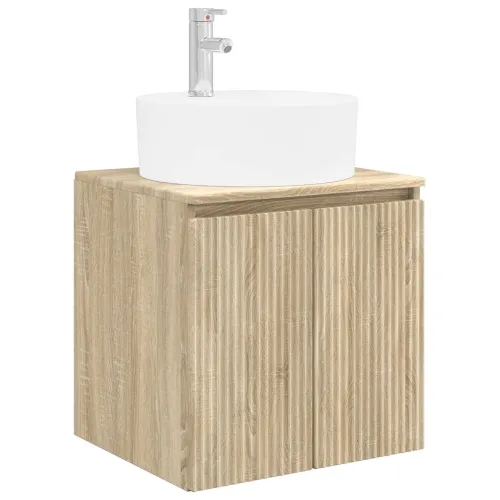 Lavabo - Umivaonik s policom Hrast sonoma 49,5 x 44,5 x 65 cm - Hrast sonoma Cijena