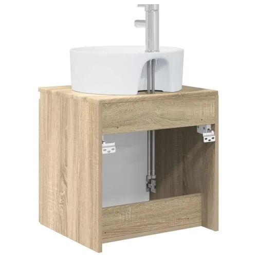 Lavabo - Umivaonik s policom Hrast sonoma 49,5 x 44,5 x 65 cm - Hrast sonoma Cijena