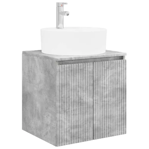 Lavabo - Umivaonik s policom Betonska siva 49,5 x 44,5 x 65 cm - Betonska siva Cijena