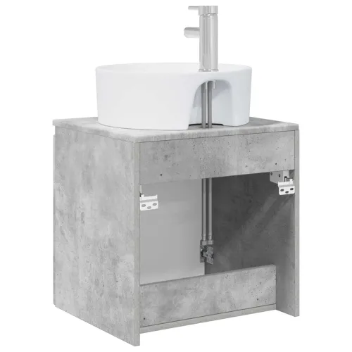 Lavabo - Umivaonik s policom Betonska siva 49,5 x 44,5 x 65 cm - Betonska siva Cijena