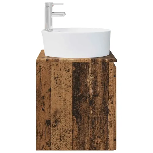 Lavabo - Umivaonik s policom Staro drvo 49,5 x 44,5 x 65 cm - Staro drvo Cijena