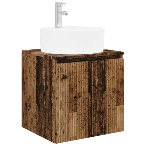 Lavabo - Umivaonik s policom Staro drvo 49,5 x 44,5 x 65 cm - Staro drvo Cijena