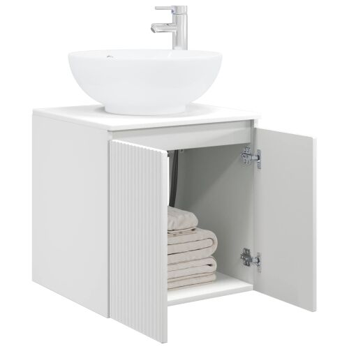 Lavabo - Umivaonik s policom Bijela 49,5 x 44,5 x 65 cm - Bijela Cijena
