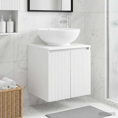 Lavabo - Umivaonik s policom Bijela 49,5 x 44,5 x 65 cm - Bijela Cijena