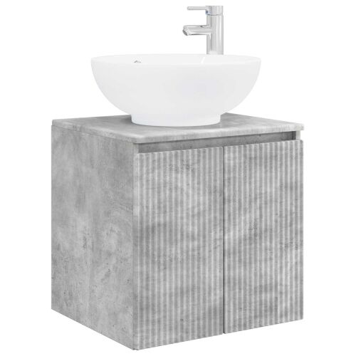 Lavabo - Umivaonik s policom Betonska siva 49,5 x 44,5 x 65 cm - Betonska siva Cijena