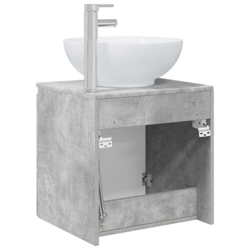 Lavabo - Umivaonik s policom Betonska siva 49,5 x 44,5 x 65 cm - Betonska siva Cijena