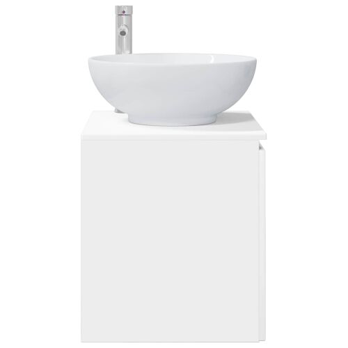 Lavabo - Umivaonik s policom Bijela visokog sjaja 49,5 x 44,5 x 65 cm - Bijela visokog sjaja Cijena
