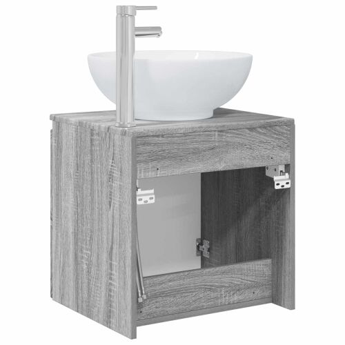 Lavabo - Umivaonik s policom Siva Sonoma 49,5 x 44,5 x 65 cm - Siva Sonoma Cijena