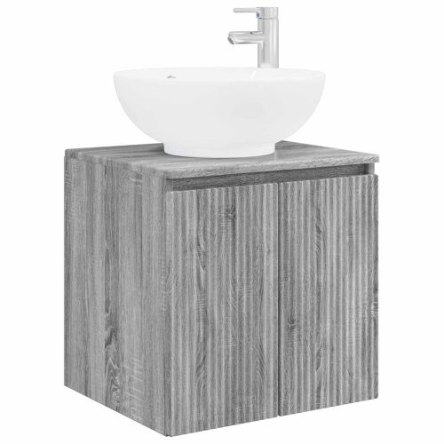 Lavabo - Umivaonik s policom Siva Sonoma 49,5 x 44,5 x 65 cm - Siva Sonoma Cijena