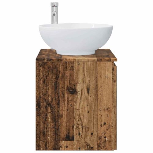 Lavabo - Umivaonik s policom Staro drvo 49,5 x 44,5 x 65 cm - Staro drvo Cijena