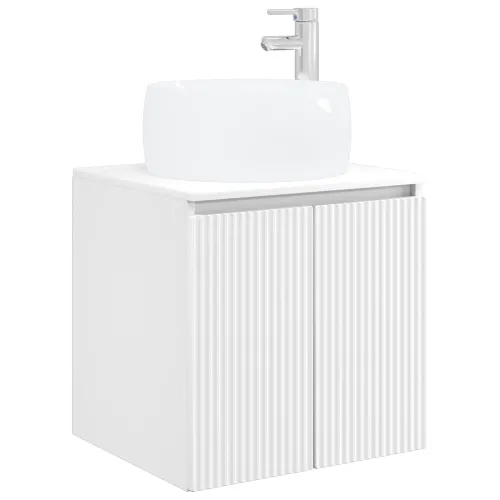 Lavabo - Umivaonik s policom Bijela 49,5 x 44,5 x 66 cm - Bijela Cijena