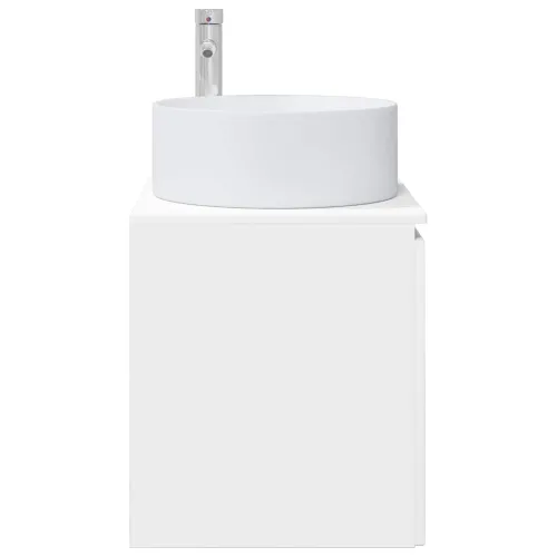 Lavabo - Umivaonik s policom za zid Bijela 49,5 x 44,5 x 65,5 cm - Bijela Cijena