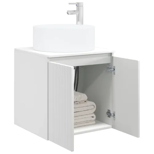 Lavabo - Umivaonik s policom za zid Bijela 49,5 x 44,5 x 65,5 cm - Bijela Cijena