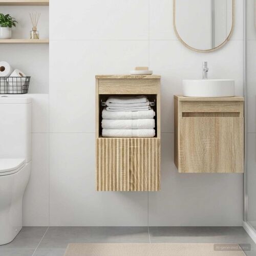 Kupaonski ormar Hrast sonoma 30 x 35 x 50 cm Konstruirano drvo - Hrast sonoma 30 x 35 x 50 cm Cijena