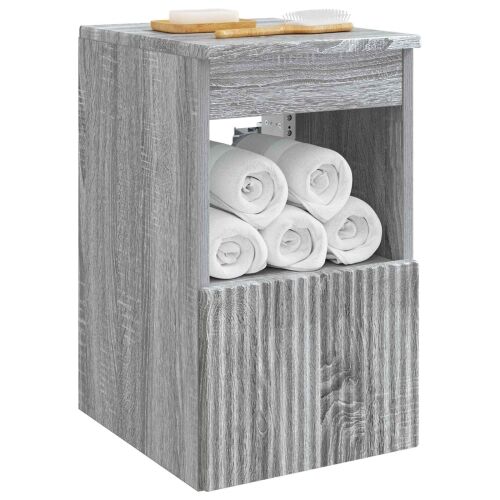 Kupaonski ormar Siva Sonoma 30 x 35 x 50 cm Konstruirano drvo - Siva Sonoma 30 x 35 x 50 cm Cijena