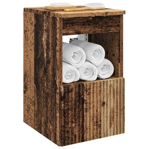 Kupaonski ormar Staro drvo 30 x 35 x 50 cm Konstruirano drvo - Staro drvo 30 x 35 x 50 cm Cijena