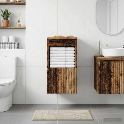 Kupaonski ormar Staro drvo 30 x 41 x 50 cm Konstruirano drvo - Staro drvo 30 x 41 x 50 cm Cijena