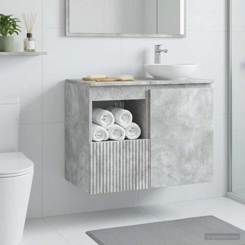 Kupaonski ormar Betonska siva 30 x 44,5 x 50 cm - Betonska siva 30 x 44,5 x 50 cm Cijena