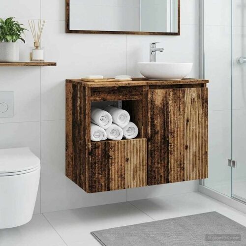 Kupaonski ormar Staro drvo 30 x 44,5 x 50 cm Konstruirano drvo - Staro drvo 30 x 44,5 x 50 cm Cijena