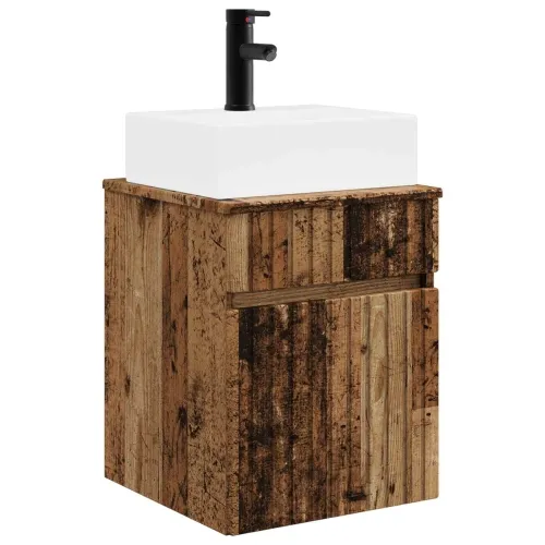 Kupaonska Lavabo - Umivaonik s vješalicom Staro drvo 39 x 41 x 62,5 cm - Staro drvo Cijena