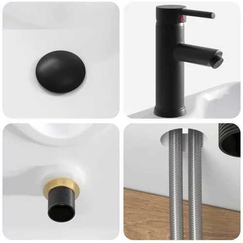 Kupaonska Lavabo - Umivaonik s vješalicom Hrast artisan - Hrast artisan Cijena